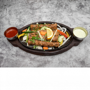 Sizzling Lamb Seekh Kebab (4pcs)